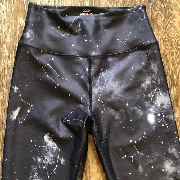 Good American Pants - Good American Galaxy workout leggings size 2
